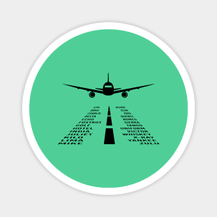 Pilot Phonetic Alphabet Merch Magnet